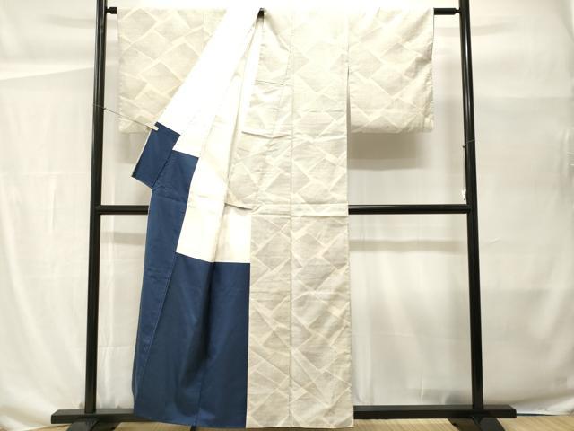 平和屋着物■上質な紬 色紙文 正絹 逸品 CABH0490ev
