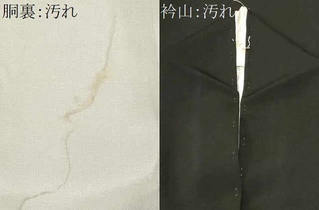 平和屋着物■豪華黒留袖 作家物 鴛鴦松梅流水文 暈し染め 金彩 正絹 逸品 CABH0515ev
