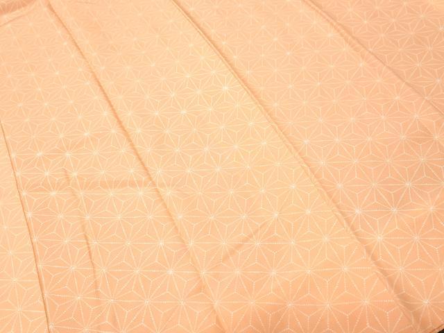 平和屋着物■長襦袢 袷 麻の葉文様 正絹 逸品 CABH0524ev