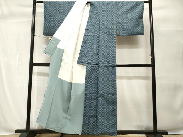平和屋着物■上質な紬 抽象文 正絹 逸品 CABH0562ev