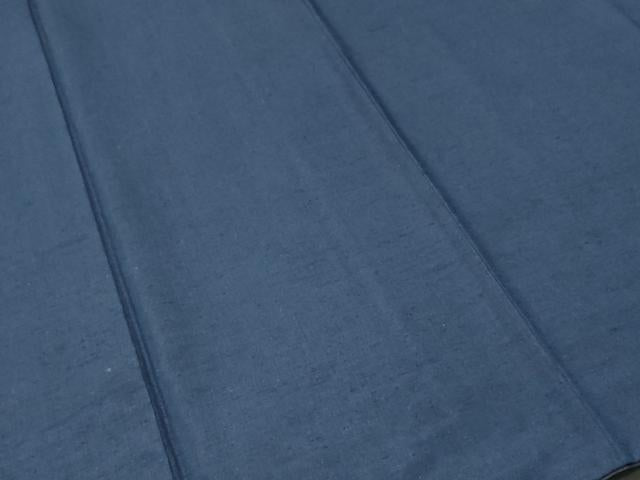 平和屋着物■男性 紬 紺色 正絹 逸品 CABH0651ev