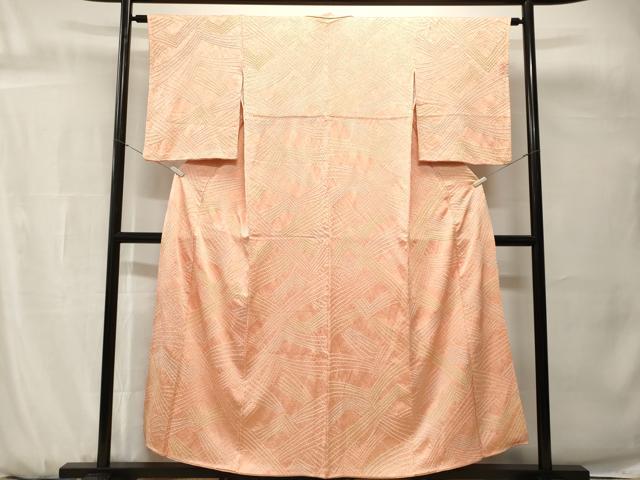 平和屋着物■上質な小紋 総絞り 抽象文 正絹 逸品 CABH0715ev