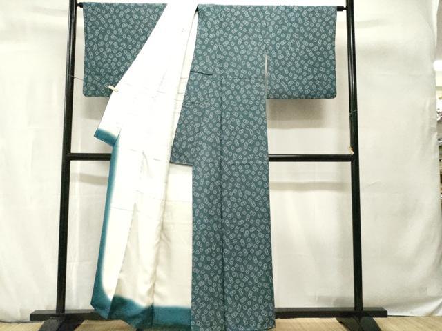 平和屋着物■上質な小紋 舞梅文 正絹 逸品 CABH0717ev