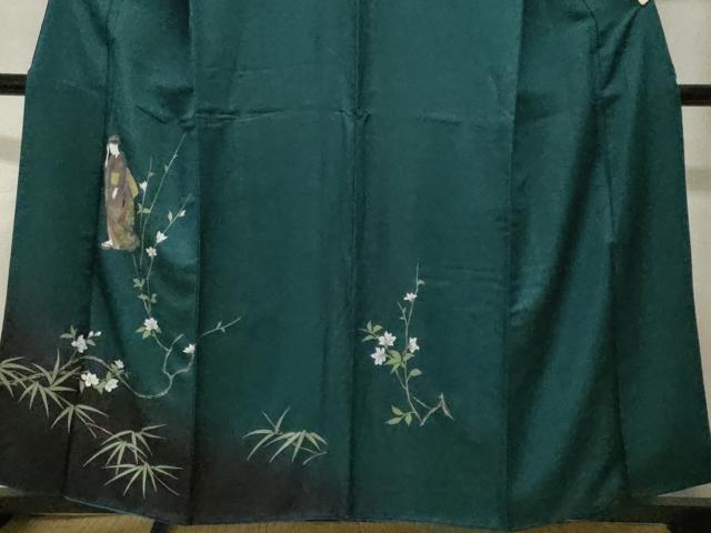 平和屋着物■訪問着 人物風景文 暈し染め 金彩 正絹 逸品 CABH0719ev