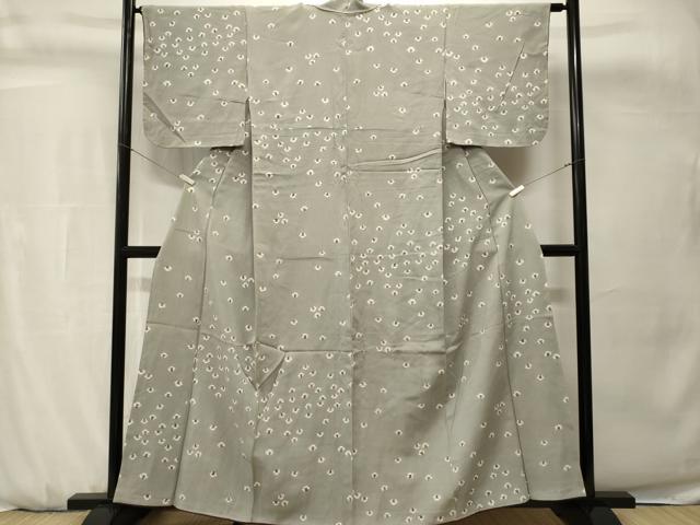 平和屋着物■訪問着 舞椿文 鬼しぼ縮緬 正絹 逸品 CABH0732ev