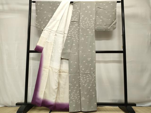 平和屋着物■訪問着 舞椿文 鬼しぼ縮緬 正絹 逸品 CABH0732ev