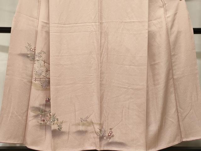 平和屋着物■訪問着 流水草花文 暈し染め 金彩 正絹 逸品 CABH0755ev
