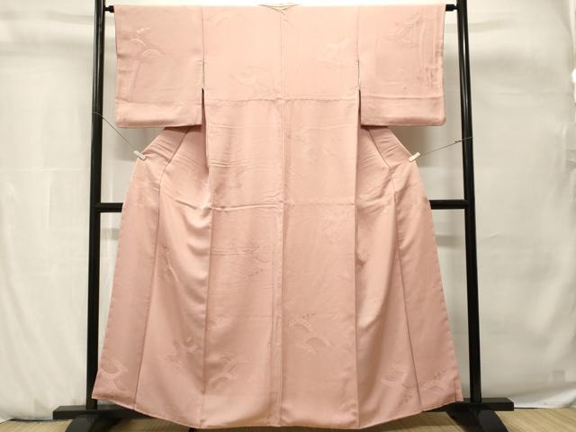 平和屋着物■上質な色無地 吉祥地紋 虹色 正絹 逸品 CABH0769ev