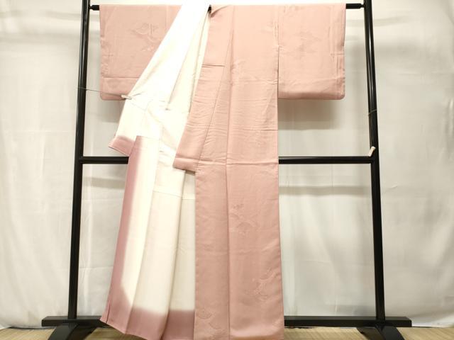 平和屋着物■上質な色無地 吉祥地紋 虹色 正絹 逸品 CABH0769ev