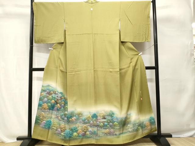 平和屋着物■豪華色留袖 作家物 離宮彩景 暈し染め 金彩 正絹 逸品 未使用 CABH0780ev