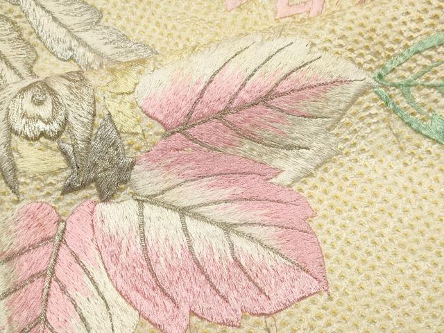 平和屋着物■訪問着 駒刺繍 絞り 鳳凰草花文 金銀糸 正絹 逸品 CABH0831ou