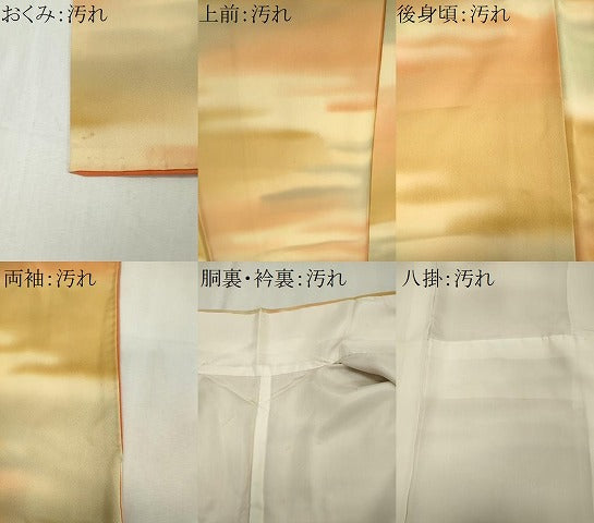 平和屋着物■上質な小紋 霞文 暈し染め 正絹 逸品 CABH0847ou