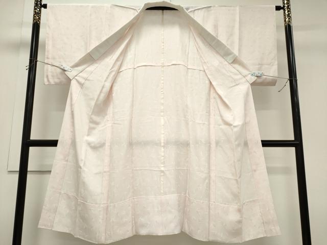平和屋着物■長襦袢 無双仕立て 花唐草地紋 正絹 逸品 CABH0859ou