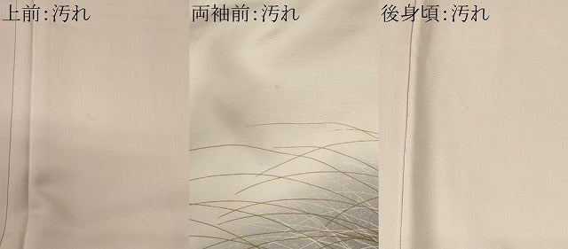 平和屋着物■訪問着 刺繍 吹き寄せ文 金彩 正絹 逸品 CABH0880ou