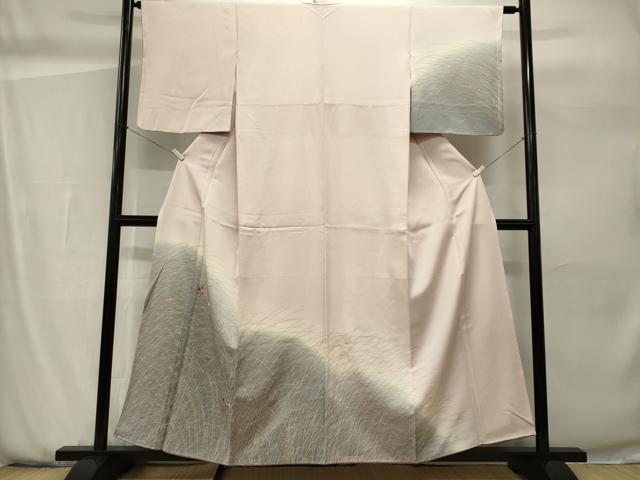 平和屋着物■訪問着 刺繍 吹き寄せ文 金彩 正絹 逸品 CABH0880ou