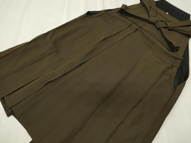 平和屋着物●男性 行灯袴 縞 正絹 逸品 CABH0893ou