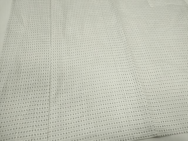 平和屋着物*夏物 男性 小紋 上布 格子柄 麻 逸品 CABH0904ou