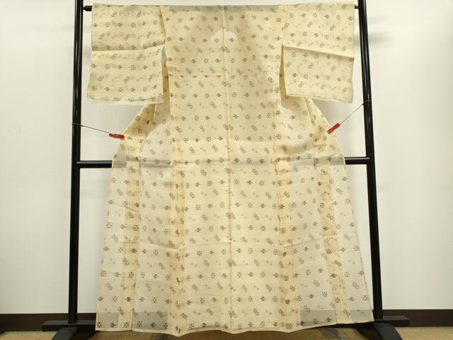 平和屋着物*夏物 本場琉球絣 夏琉球 正絹 逸品 CABH0907ou