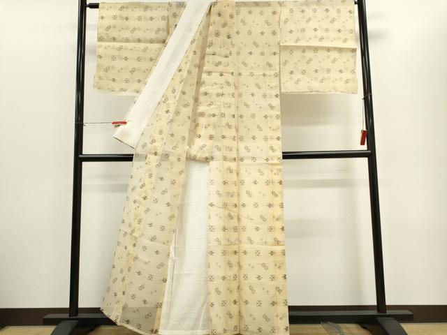 平和屋着物*夏物 本場琉球絣 夏琉球 正絹 逸品 CABH0907ou