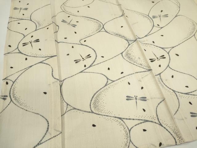 平和屋着物*夏物 紗紬 とんぼ 正絹 逸品 CABH0920ou