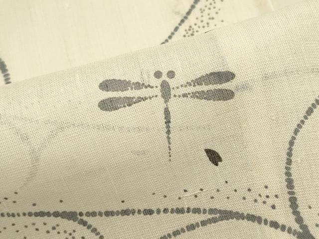 平和屋着物*夏物 紗紬 とんぼ 正絹 逸品 CABH0920ou
