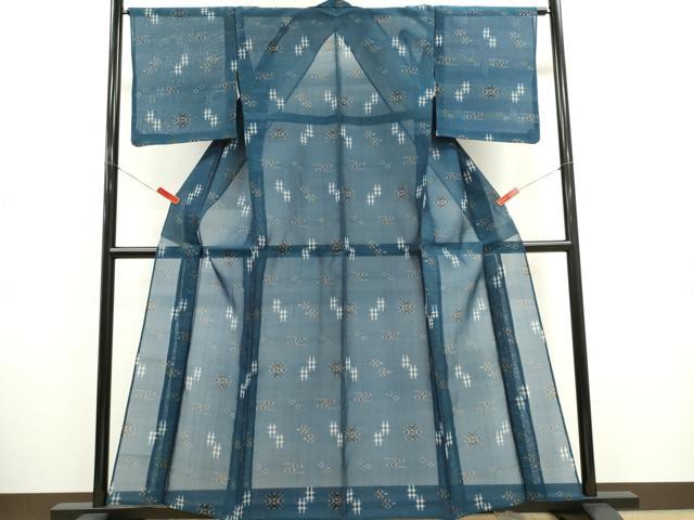 平和屋着物*夏物 本場琉球絣 夏琉球 正絹 逸品 CABH0921ou