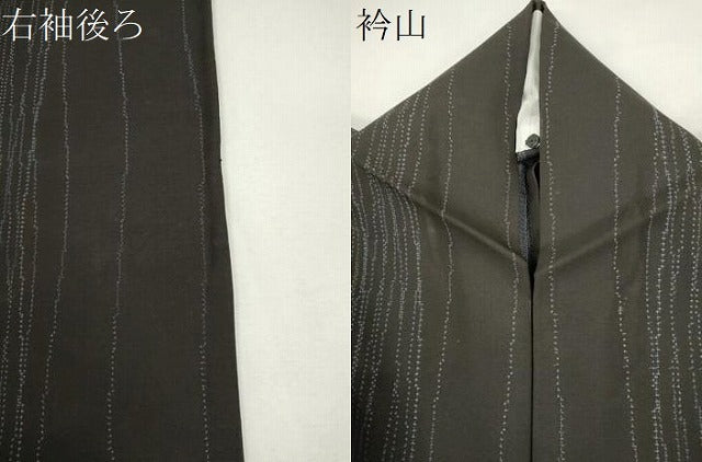 平和屋着物*夏物 本場大島紬 夏大島 間道 正絹 逸品 CABH0924ou