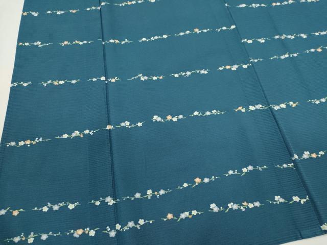 平和屋着物*夏物 小紋 絽 横段花文 正絹 逸品 CABH0933ou