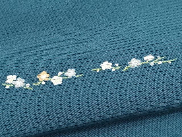 平和屋着物*夏物 小紋 絽 横段花文 正絹 逸品 CABH0933ou