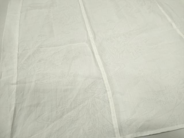 平和屋着物*夏物 長襦袢 流水草花文紗 CABH0936ou