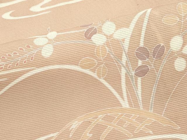 平和屋着物*夏物 訪問着 絽 刺繍 流水草花文 正絹 逸品 未使用 CABH0947ou