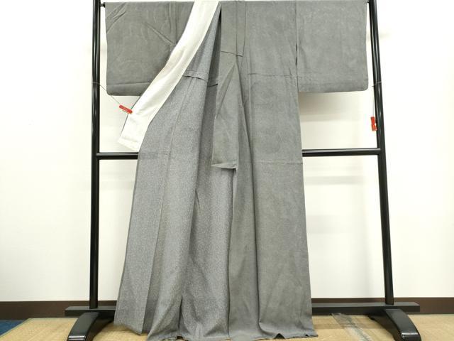 平和屋着物*夏物 江戸小紋 絽 鮫小紋柄 正絹 逸品 CABH0948ou