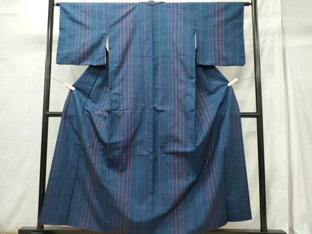 平和屋着物■上質な紬 縞 正絹 逸品 CABH0975ou