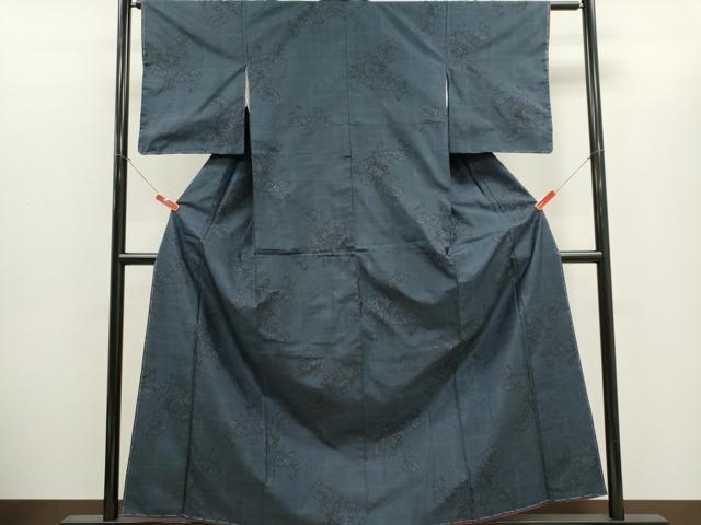 平和屋着物■本場大島紬 7マルキ 唐草文 正絹 逸品 未使用 CABH1095ou
