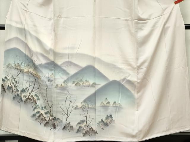 平和屋着物■訪問着 遠山風景文 暈し染め 正絹 逸品 CABH1096ou