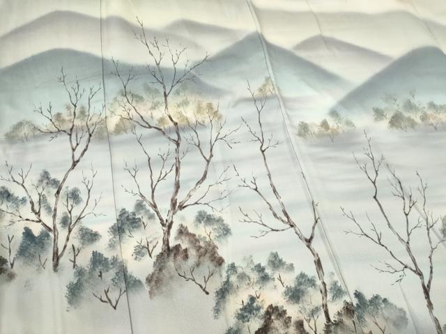 平和屋着物■訪問着 遠山風景文 暈し染め 正絹 逸品 CABH1096ou
