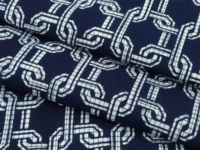平和屋着物∴夏物 男性 浴衣 綿紅梅 鎖文様 日本製 綿 逸品 CABH1205ng