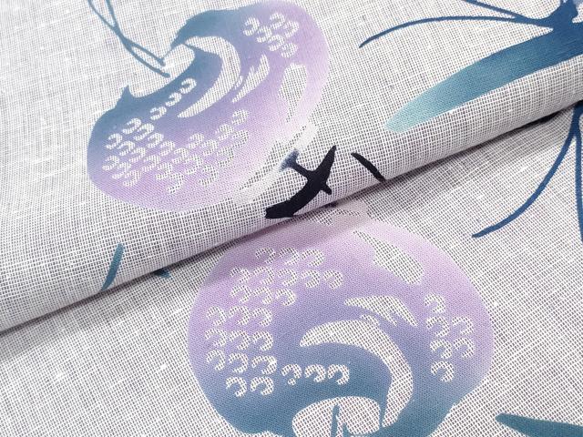 平和屋着物∴夏物 浴衣 注染 風鈴 日本製 綿 逸品 CABH1214ng