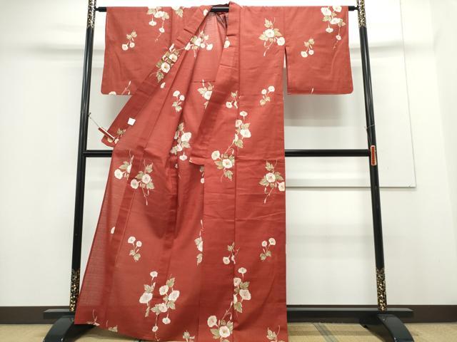 平和屋着物∴夏物 浴衣 朝顔 綿 逸品 CABH1217ng