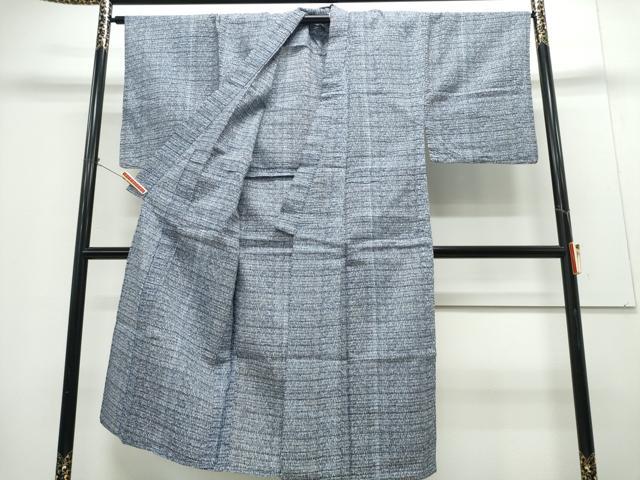 平和屋着物∴夏物 男性 浴衣 幾何学文様 リップル生地 綿 逸品 CABH1219ng