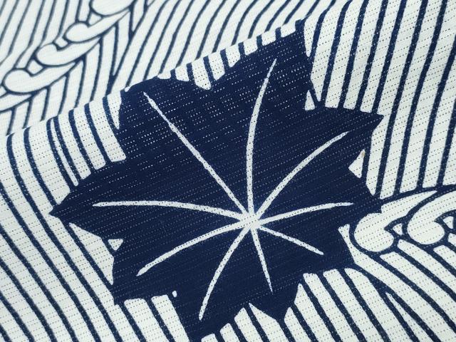 平和屋着物∴夏物 浴衣 綿絽 竜田川 綿 逸品 CABH1232ng