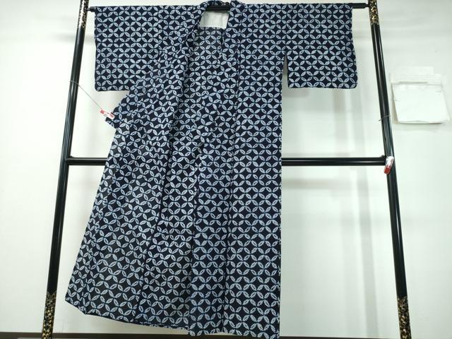 平和屋着物∴夏物 浴衣 有松鳴海絞り 七宝文 綿 逸品 CABH1240ng