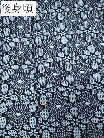 平和屋着物∴夏物 浴衣 花繋ぎ リップル生地 綿 逸品 CABH1257ng