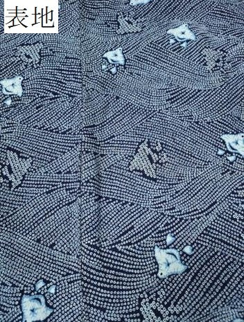 平和屋着物∴夏物 浴衣 千鳥立波文 リップル生地 綿 逸品 CABH1259ng