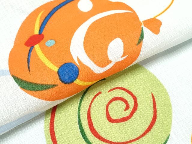 平和屋着物∴夏物 浴衣 綿紅梅 水風船 綿 逸品 CABH1304ng