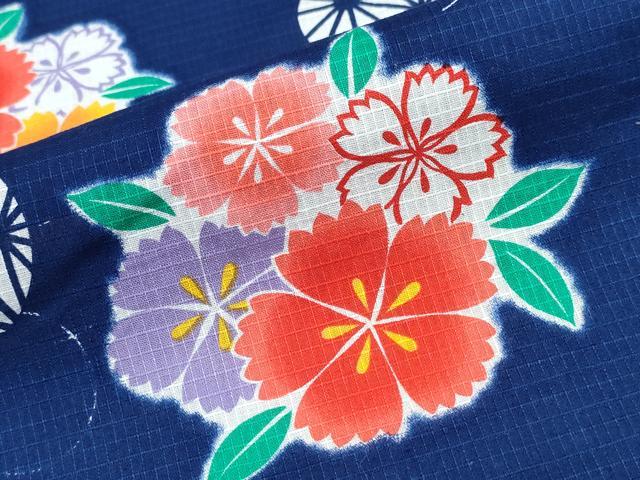 平和屋着物∴夏物 浴衣 綿紅梅 花丸文 綿 逸品 CABH1318ng
