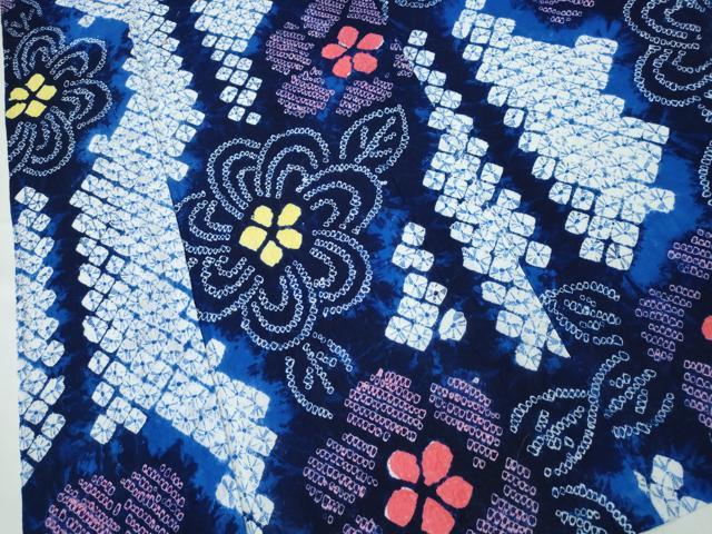 平和屋着物∴夏物 浴衣 有松鳴海絞り 舞花間道 綿 逸品 未使用 CABH1357ng
