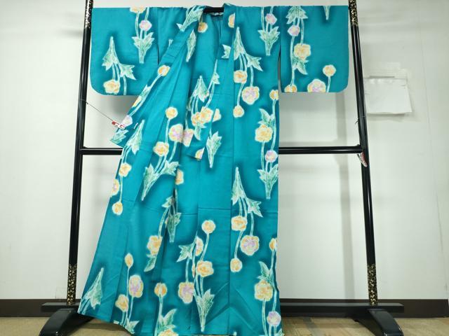 平和屋着物∴夏物 ファッションブランド hiromichi nakano ヒロミチナカノ 浴衣 草花文 綿 逸品 CABH1385ng