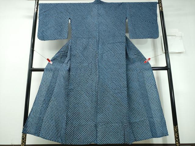 平和屋着物∴夏物 浴衣 有松鳴海絞り 蜘蛛絞り 綿 逸品 CABH1470ng
