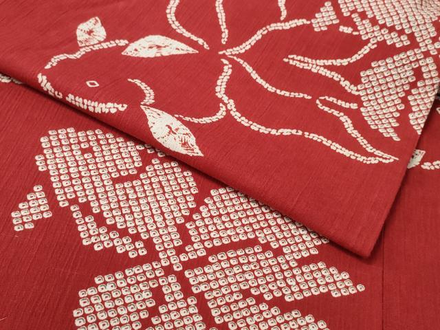 平和屋着物∴夏物 撫松庵 浴衣 金魚 綿 逸品 CABH1472ng